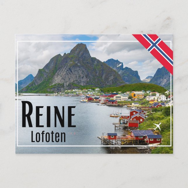 Cartão Postal Reine auf den Lofoten (Frente)