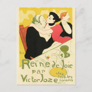 Cartão Postal Reine de Joie (Rainha do Prazer) Toulouse Lautrec
