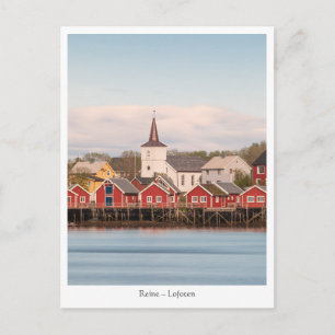 Cartão Postal Reine Lofoten Noruega