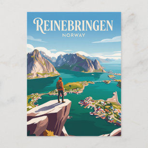 Cartão Postal Reinebringen Noruega