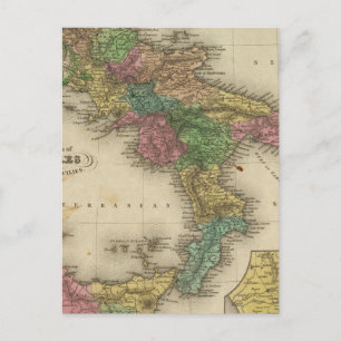 Cartão Postal Reino de Nápoles ou As Duas Sicílias 2