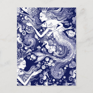 Cartão Postal Reino do cavalo marinho
