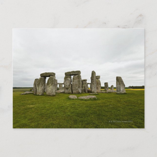 Cartão Postal Reino Unido, Wiltshire, Stonehenge (Frente)