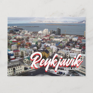 Cartão Postal Reiquiavique Islândia