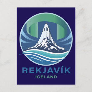 Cartão Postal Reiquiavique Islândia Europa