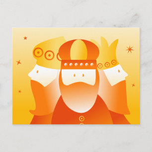 Cartão Postal Reis Retro