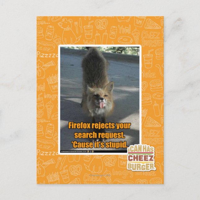 Cartão Postal Rejeitos Firefox (Frente)
