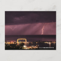 Relâmpago Atrás da Ponte, Duluth Minnesota