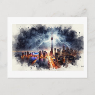 Cartão Postal Relâmpago Sobre Toronto, 