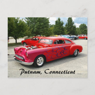 Cartão Postal Relâmpago vermelho