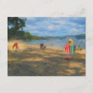 Cartão Postal Relaxando na praia de Clareville, NSW