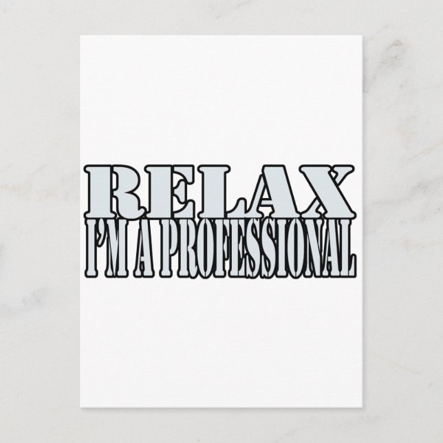Cartão Postal Relaxe a t-shirt (Frente)