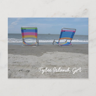 Cartão Postal Relaxe na praia