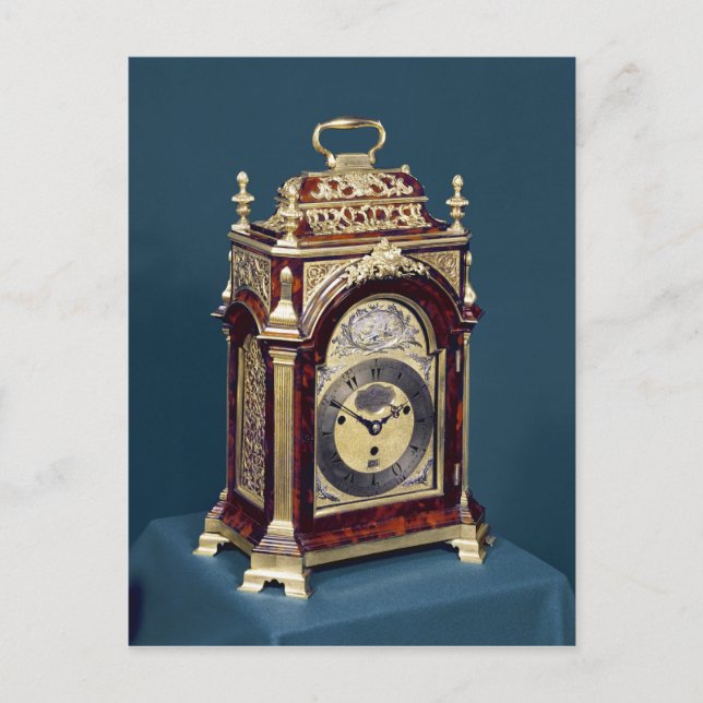 Cartão Postal relógio de mesa, c.1750 (Frente)