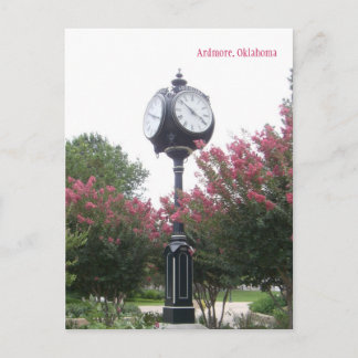 Cartão Postal Relógio do Centenário em Ardmore, Oklahoma