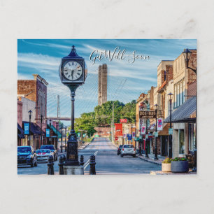 Cartão Postal Relógio No Centro De Cape Girardeau Seja Bem Rápid