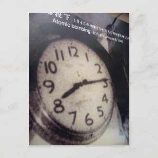 Cartão Postal relógio parado