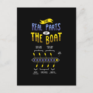 Cartão Postal Remando Barco de Remo