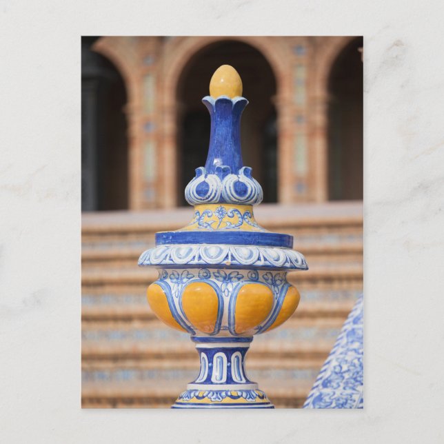 Cartão Postal Remate Esmaltado de Azulejo (Frente)