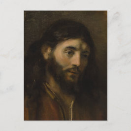 Cartão Postal Rembrandt Chefe do Cristo CC0923 Retratos de Jesus