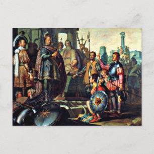 Cartão Postal Rembrandt: Pintura histórica, trabalho de arte 162