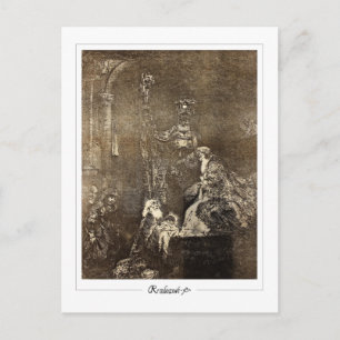 Cartão Postal Rembrandt van Rijn #105 - Belas Artes