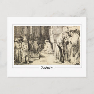 Cartão Postal Rembrandt van Rijn #117 - Belas Artes