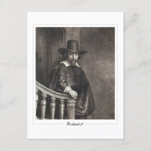 Cartão Postal Rembrandt van Rijn #129 - Belas Artes