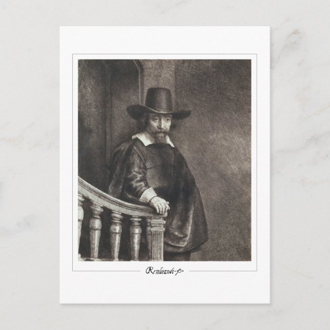 Cartão Postal Rembrandt van Rijn #129 - Belas Artes (Frente)