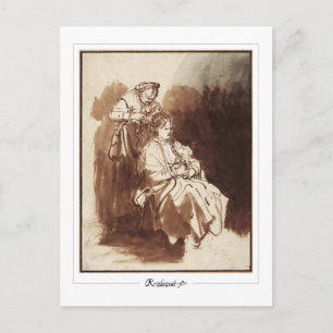 Cartão Postal Rembrandt van Rijn #157 - Belas Artes