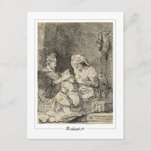 Cartão Postal Rembrandt van Rijn #235 - Belas Artes