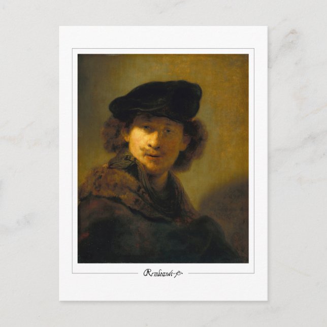 Cartão Postal Rembrandt van Rijn #24 - Belas Artes (Frente)