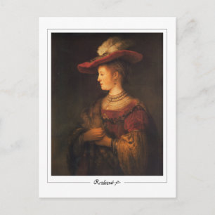 Cartão Postal Rembrandt van Rijn #27 - Arte Refinada