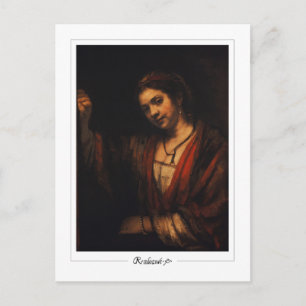 Cartão Postal Rembrandt van Rijn #329 - Belas Artes