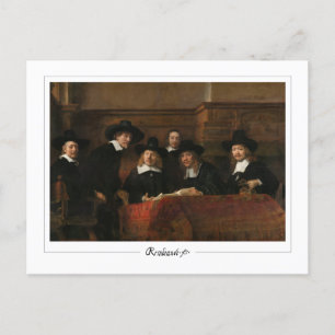 Cartão Postal Rembrandt van Rijn #354 - Belas Artes