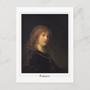 Cartão Postal Rembrandt van Rijn #4 - Arte Fina