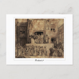 Cartão Postal Rembrandt van Rijn #622 - Belas Artes