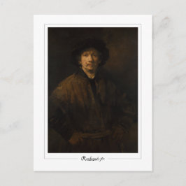 Cartão Postal Rembrandt van Rijn #680 - Belas Artes