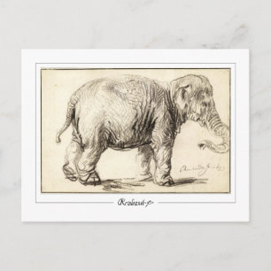 Cartão Postal Rembrandt van Rijn #78 - Belas Artes