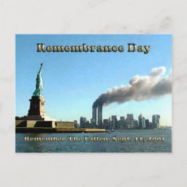 Cartão Postal Rememberance Day 911 Sept. 11, 2001