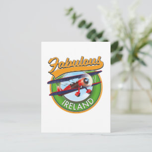 Cartão Postal remendo de viagem fabulosa Irlanda.