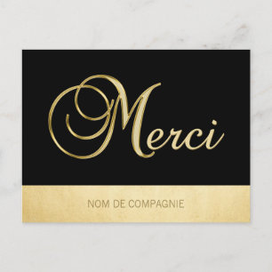 Cartão Postal Remercimento de Assuntos de MERCI ou LOGOTIPO do N