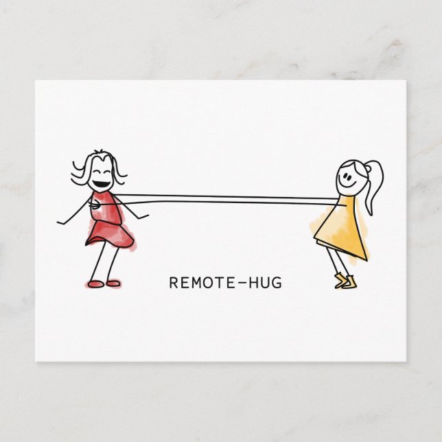 Cartão Postal Remote-Hug (Frente)