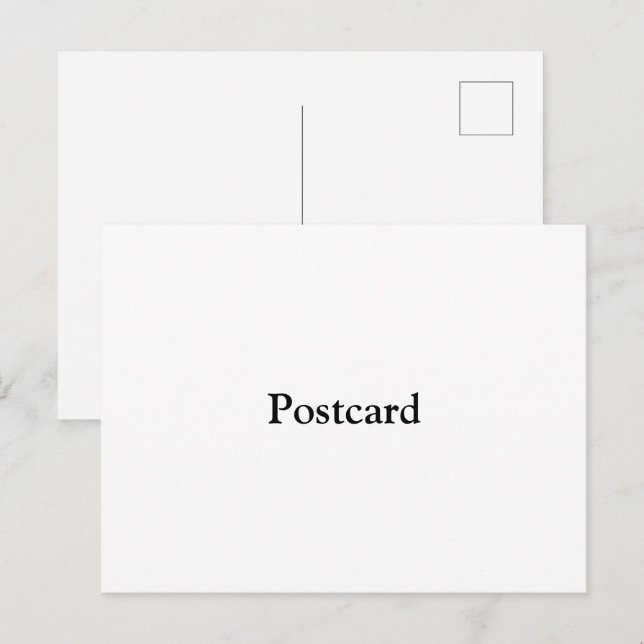 Cartão Postal Remove This Text & Add Your Own Design (Frente/Verso)