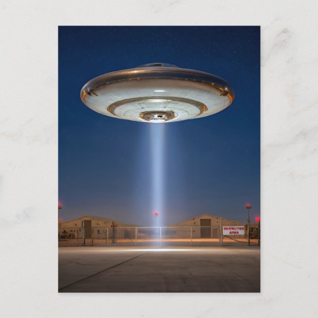 Cartão Postal Rencontre du troisième type : Zone 51 (Frente)