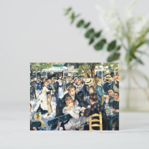 Cartão Postal Renoir - Dança no Moulin de la Galette