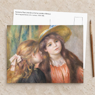 Cartão Postal Renoir - Retrato de Duas Meninas