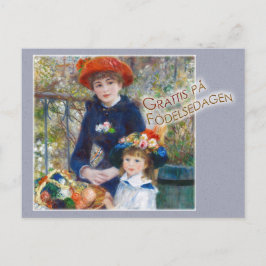 Cartão Postal Renoir Två systrar CC0399