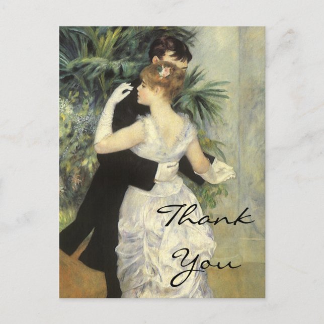 Cartão Postal Renoir's City Dance (Frente)