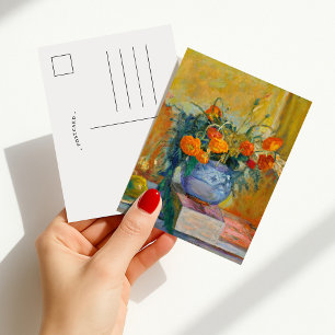 Cartão Postal Renoncules to Vase Bleu   Pierre Bonnard